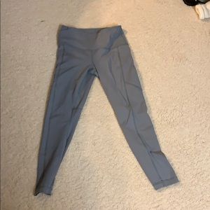 Blue/grey leggings with pockets